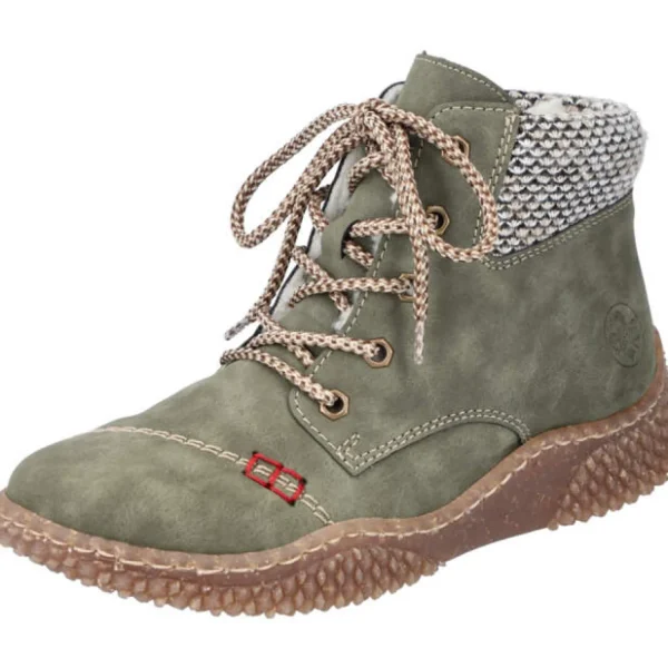 Discount Rieker HWK Damen Stiefel grün