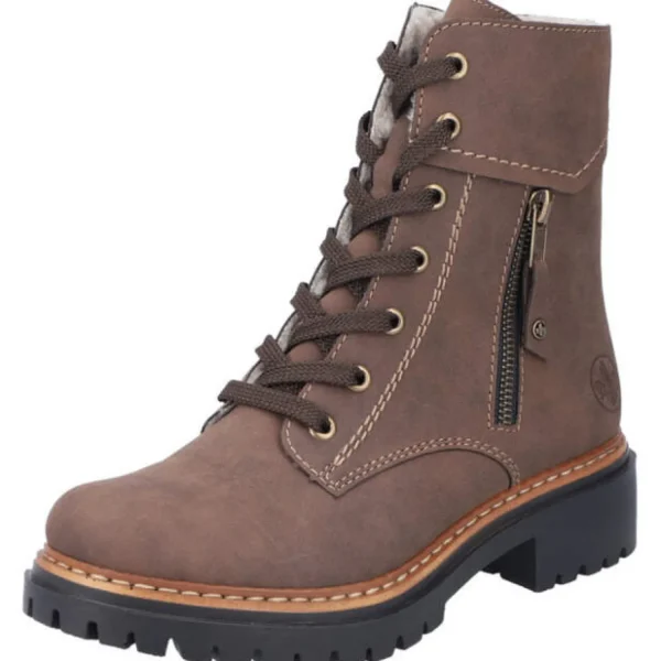 Cheap Rieker HWK Damen Stiefel braun