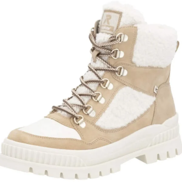 Clearance Rieker HWK Damen Stiefel beige