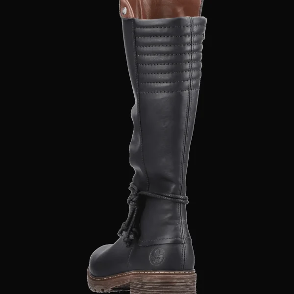 Outlet Rieker HWK Damen Stiefel schwarz