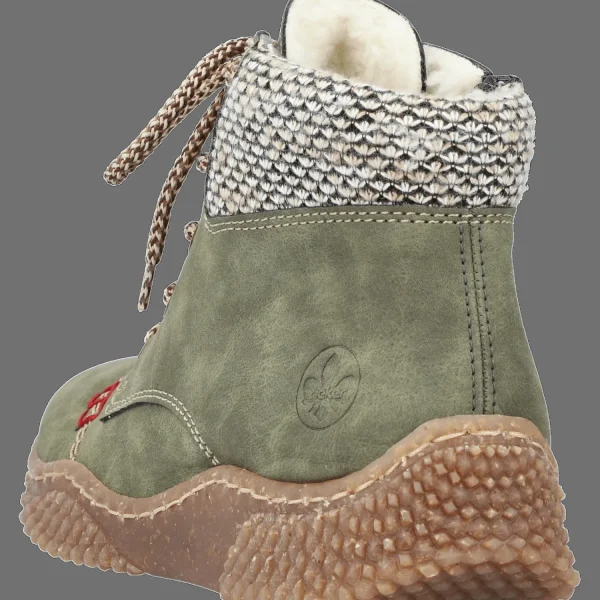 Discount Rieker HWK Damen Stiefel grün