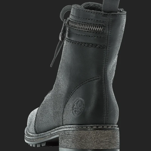 Outlet Rieker HWK Damen Stiefel schwarz