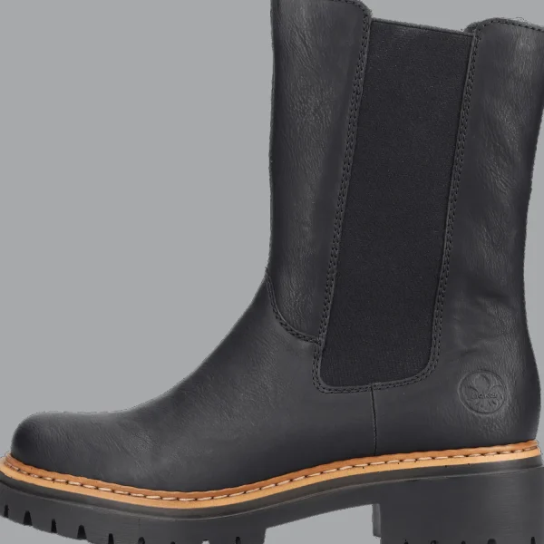 Best Rieker HWK Damen Stiefel schwarz
