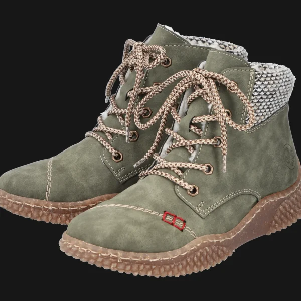 Discount Rieker HWK Damen Stiefel grün