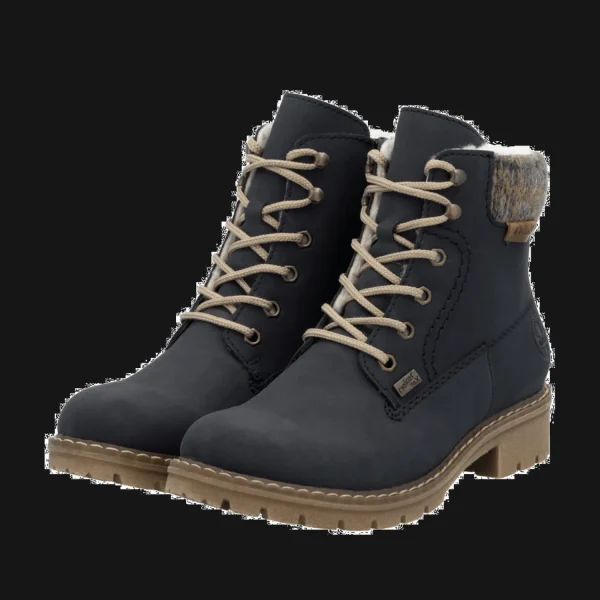 Fashion Rieker HWK Damen Stiefel blau