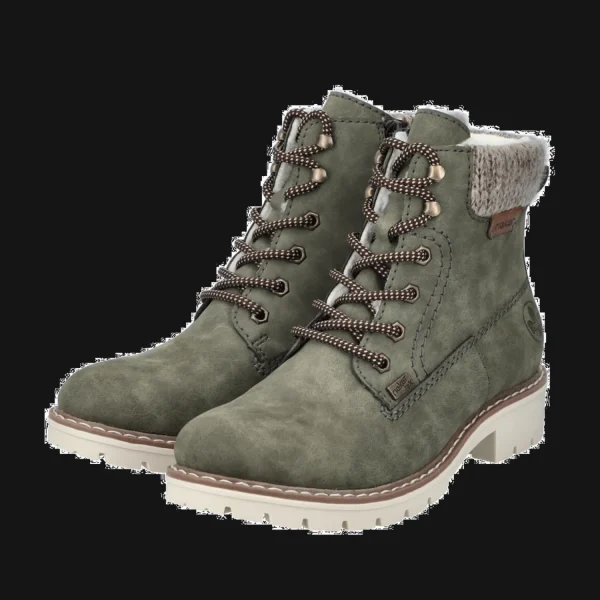 Hot Rieker HWK Damen Stiefel grün