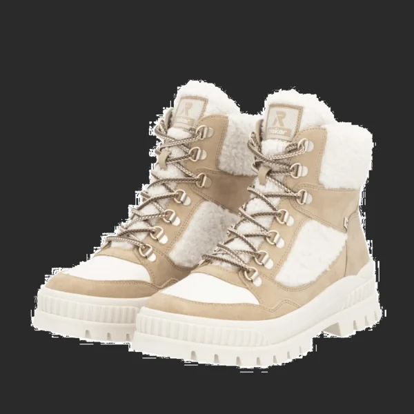 Clearance Rieker HWK Damen Stiefel beige