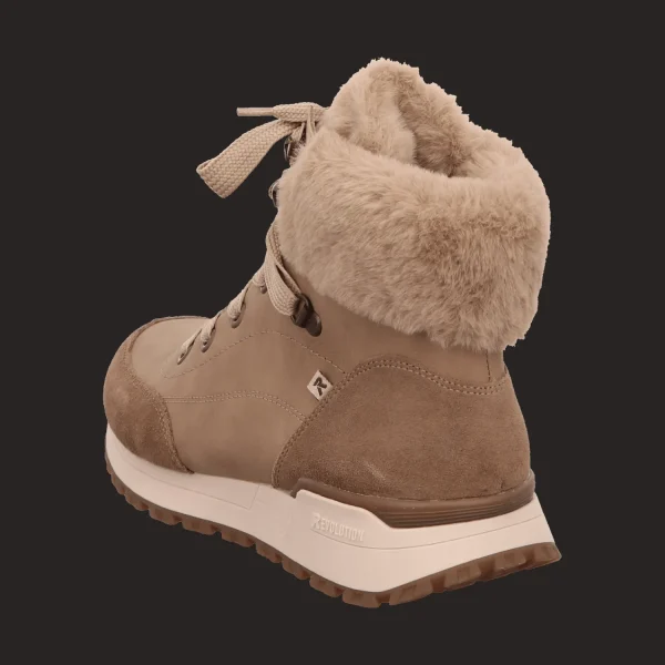 Discount Rieker HWK Damen Stiefel schwarz kombi