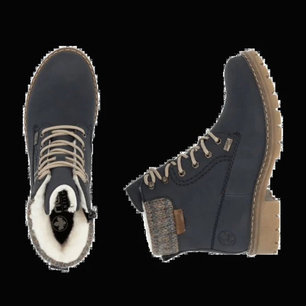 Fashion Rieker HWK Damen Stiefel blau