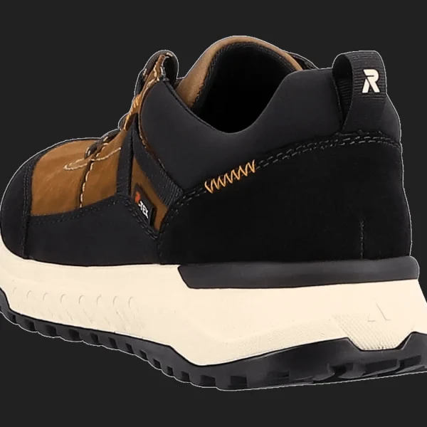 Hot Rieker HWK Herren Halbschuhe braun kombi