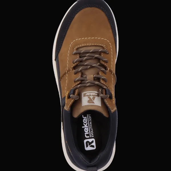 Hot Rieker HWK Herren Halbschuhe braun kombi