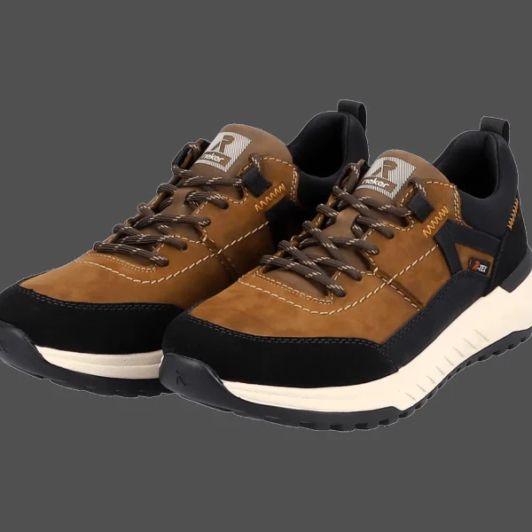 Hot Rieker HWK Herren Halbschuhe braun kombi