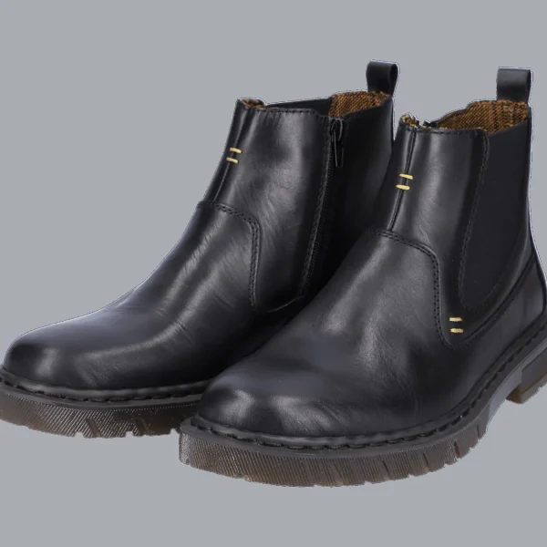 Clearance Rieker HWK Herren Stiefel schwarz