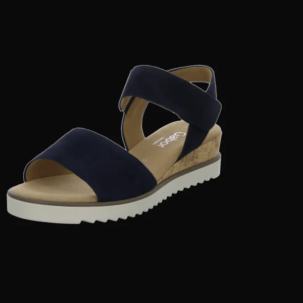 Online Gabor comfort Keilsandaletten blau