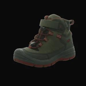 Sale Keen Kids Stiefel kalt STEEL GREY/RED DAHLIA