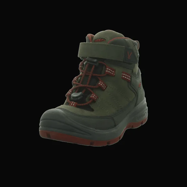Sale Keen Kids Stiefel kalt STEEL GREY/RED DAHLIA
