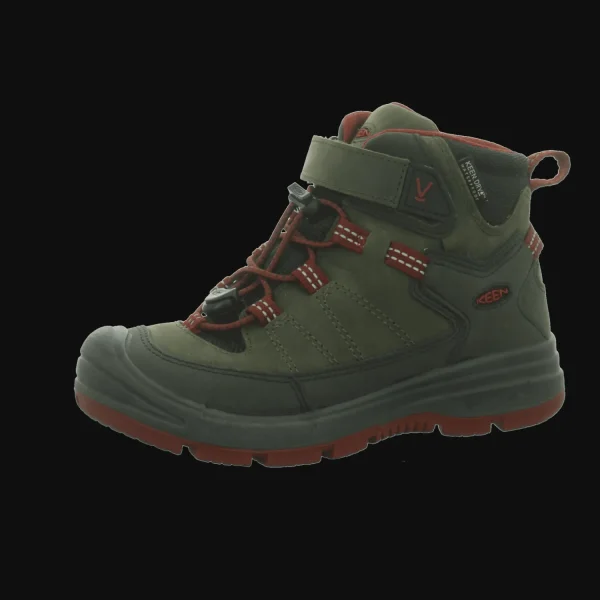 Sale Keen Kids Stiefel kalt STEEL GREY/RED DAHLIA