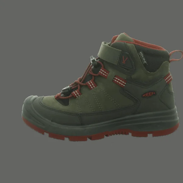 Sale Keen Kids Stiefel kalt STEEL GREY/RED DAHLIA