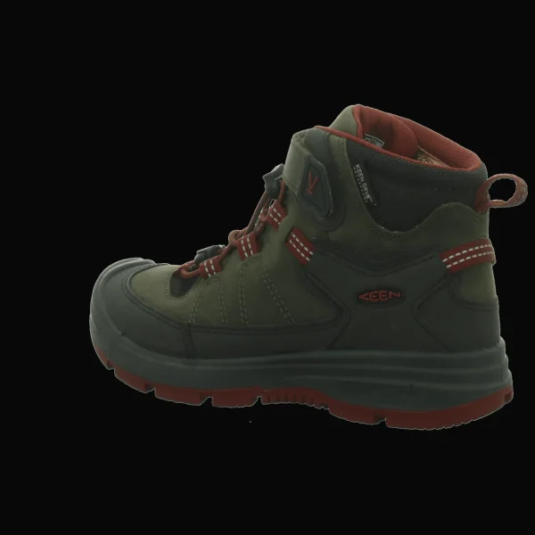 Sale Keen Kids Stiefel kalt STEEL GREY/RED DAHLIA