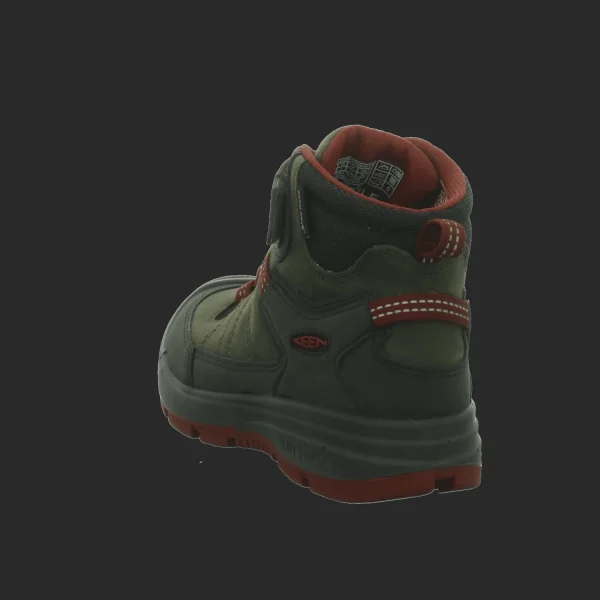 Sale Keen Kids Stiefel kalt STEEL GREY/RED DAHLIA