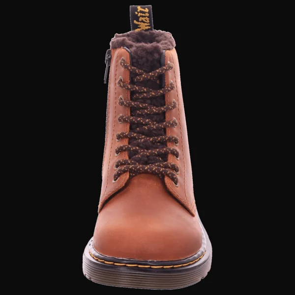 Best Sale Dr. Martens Airwair Kids Stiefel warm braun