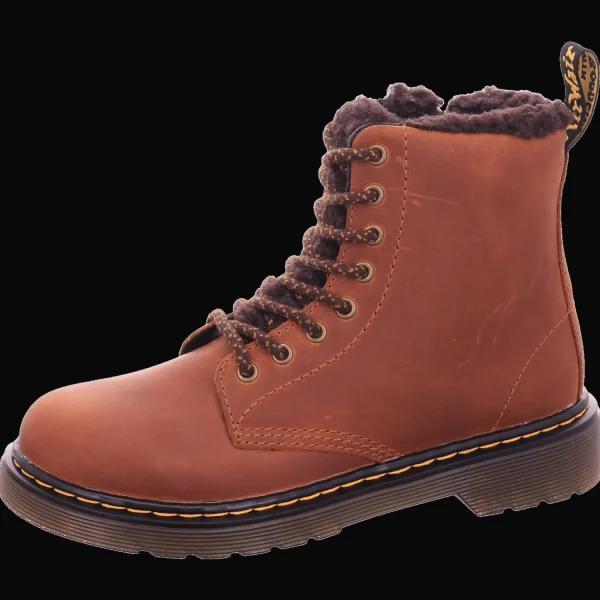 Best Sale Dr. Martens Airwair Kids Stiefel warm braun