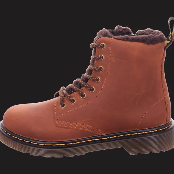 Best Sale Dr. Martens Airwair Kids Stiefel warm braun