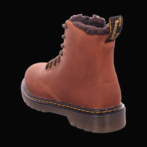 Best Sale Dr. Martens Airwair Kids Stiefel warm braun
