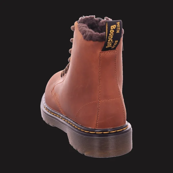 Best Sale Dr. Martens Airwair Kids Stiefel warm braun