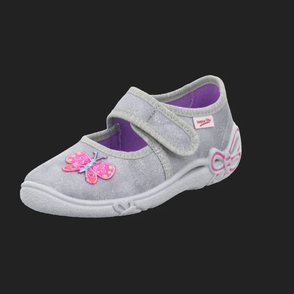Best legero Kinderhüttenschuhe STONE KOMBI