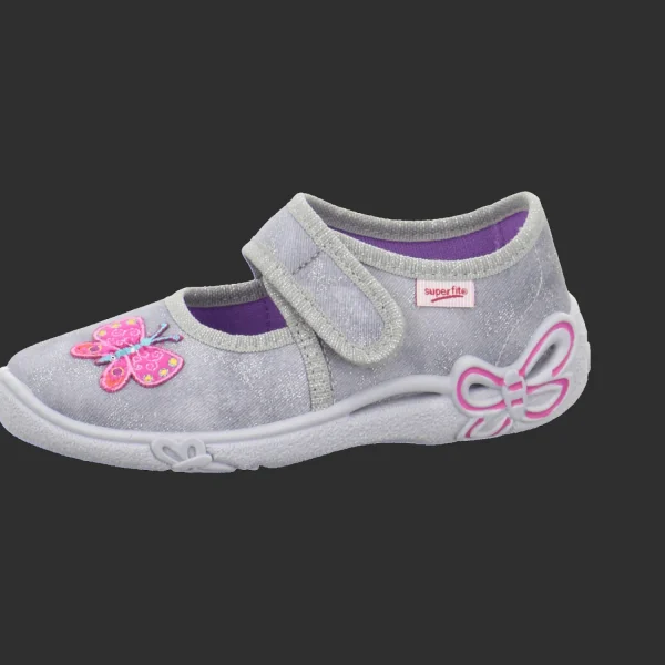 Best legero Kinderhüttenschuhe STONE KOMBI