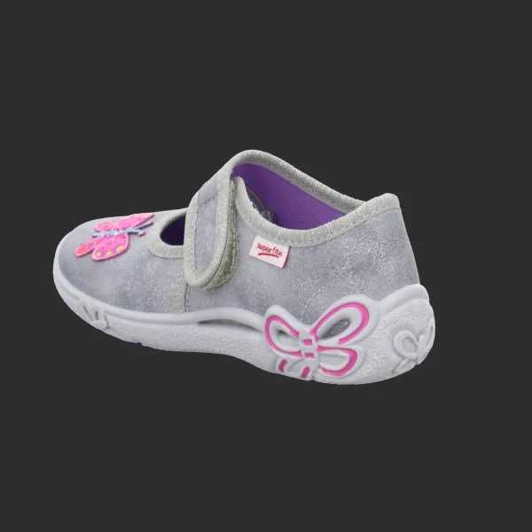 Best legero Kinderhüttenschuhe STONE KOMBI
