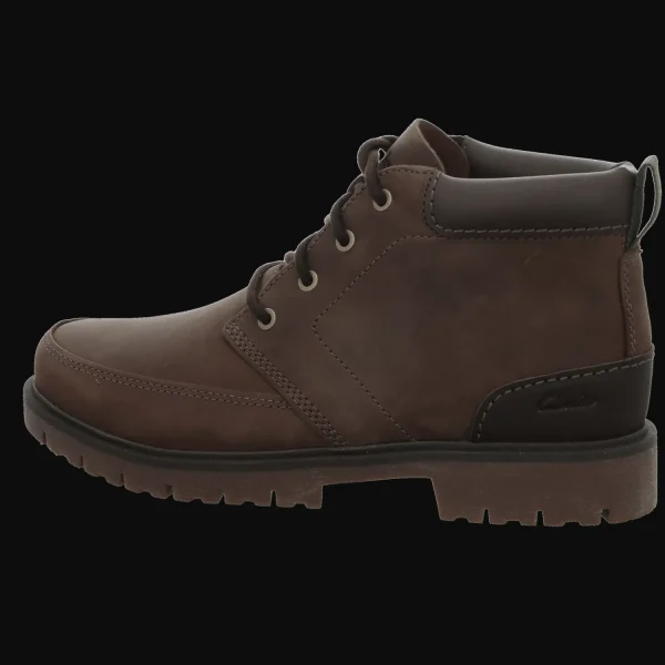Cheap Clarks MENS BROWN WLINED LEA