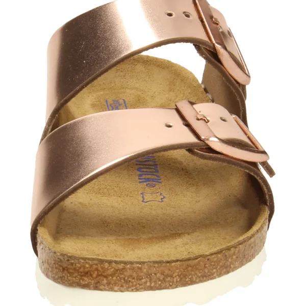 Fashion Birkenstock Pantoletten gold