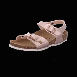 Shop Birkenstock Rio Kids BF Electric Metallic rosa
