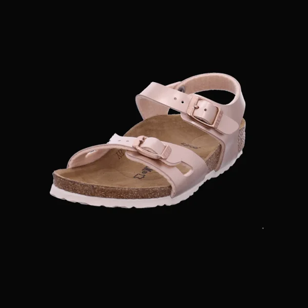 Shop Birkenstock Rio Kids BF Electric Metallic rosa