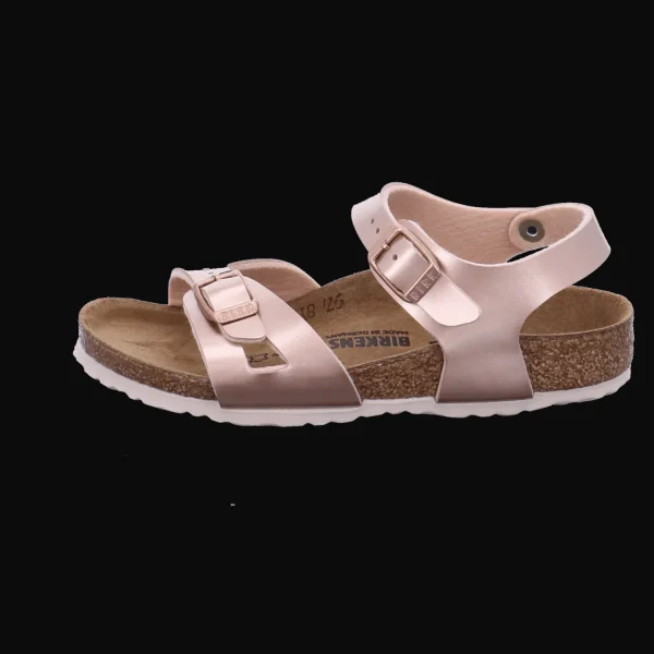 Shop Birkenstock Rio Kids BF Electric Metallic rosa