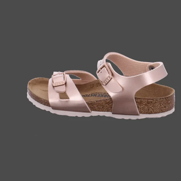 Shop Birkenstock Rio Kids BF Electric Metallic rosa