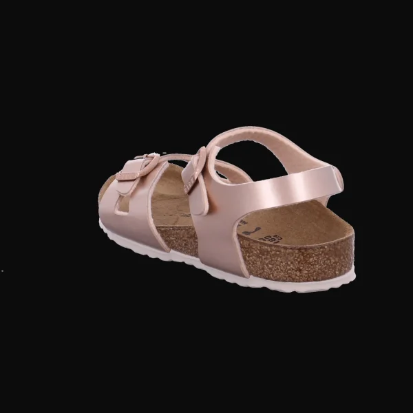 Shop Birkenstock Rio Kids BF Electric Metallic rosa