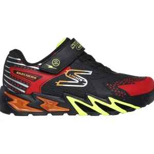 Outlet Skechers S Lights: Flex-Glow Bolt Schwarz