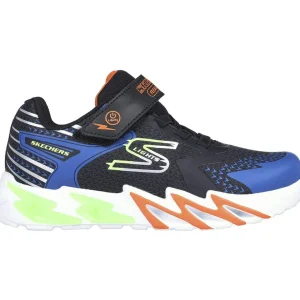 Outlet Skechers S Lights: Flex-Glow Bolt Schwarz