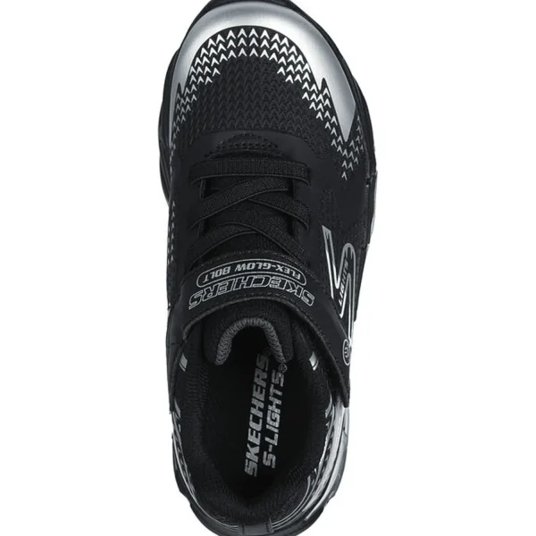 Best Sale Skechers S Lights: Flex-Glow Bolt Schwarz