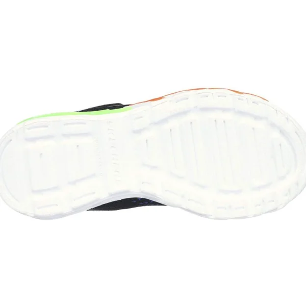 Outlet Skechers S Lights: Flex-Glow Bolt Schwarz