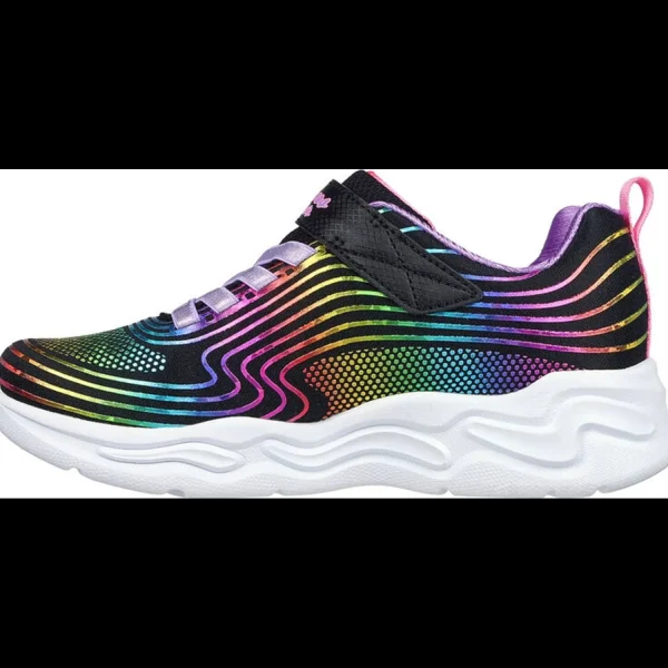 Store Skechers S Lights: Wavy Beams Schwarz