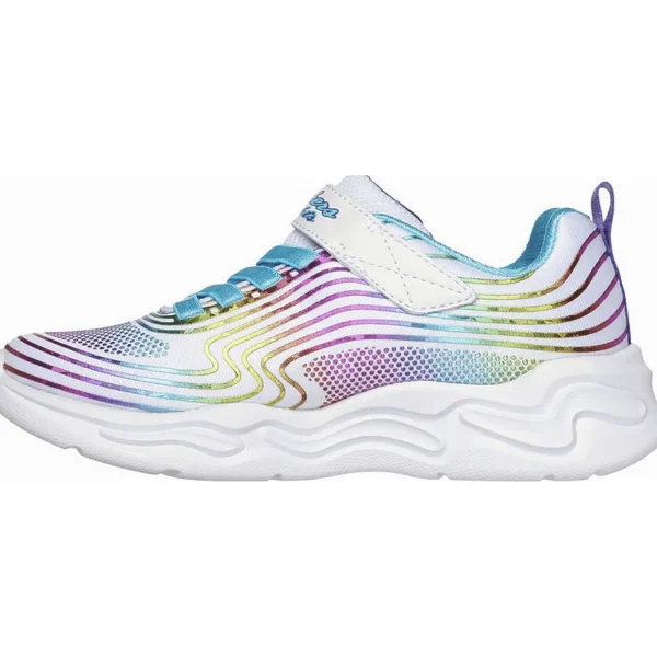 Outlet Skechers S Lights: Wavy Beams Weiß