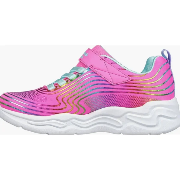 Best Sale Skechers S Lights: Wavy Beams Pink