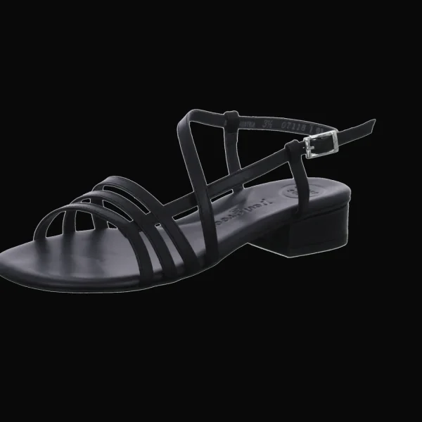 Clearance Paul Green 0071-7621-051/Sandale schwarz
