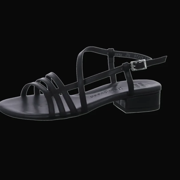 Clearance Paul Green 0071-7621-051/Sandale schwarz