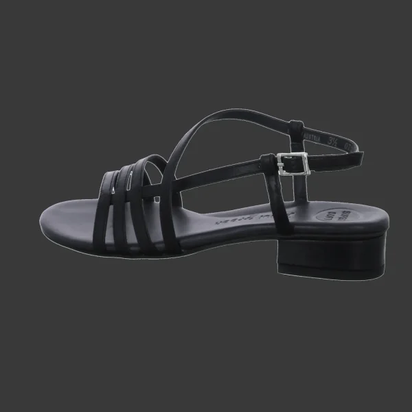 Clearance Paul Green 0071-7621-051/Sandale schwarz