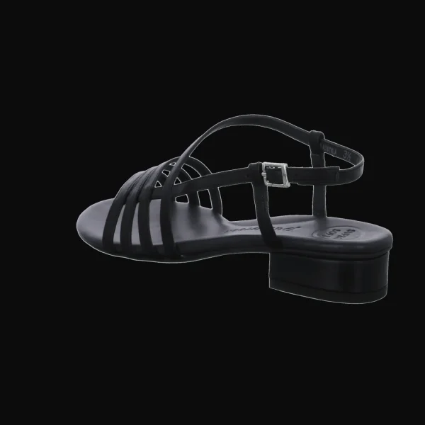 Clearance Paul Green 0071-7621-051/Sandale schwarz
